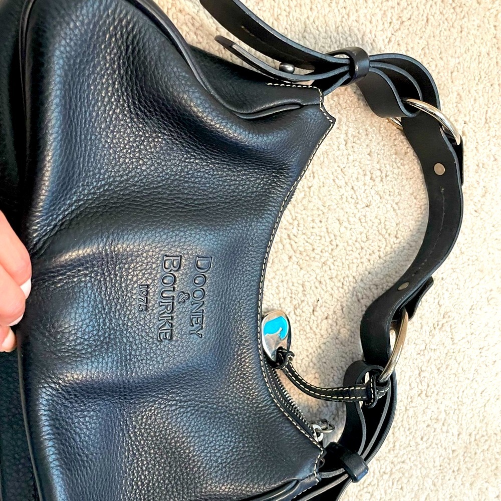 Dooney & Bourke Black Leather Shoulder Bag